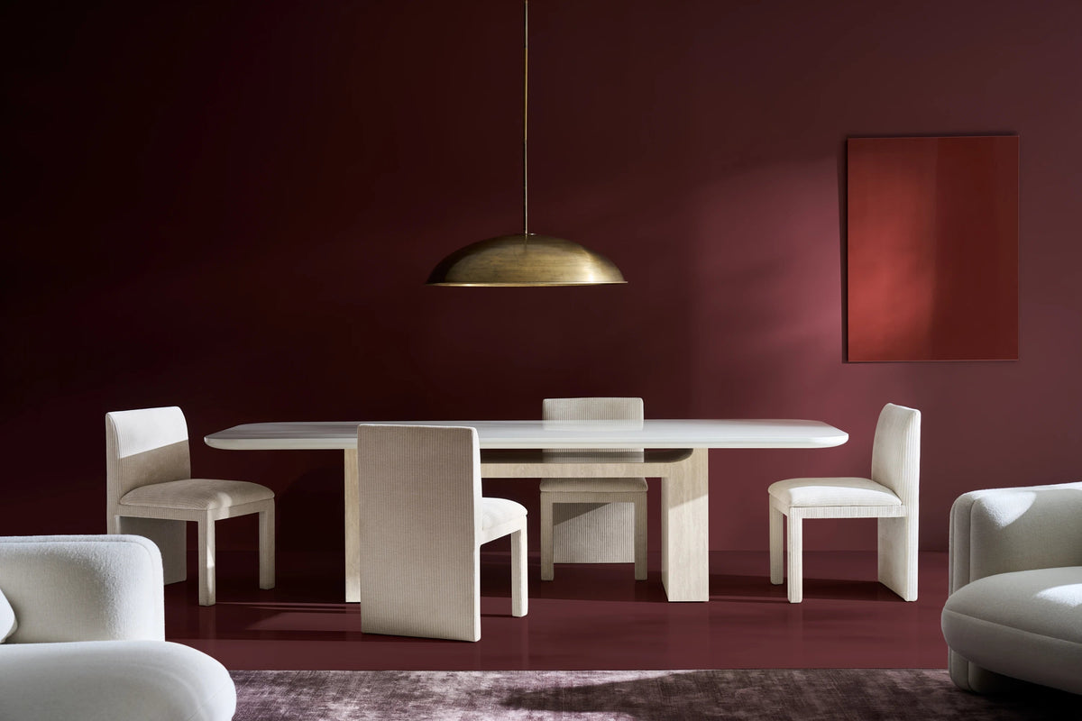 CARACOLE | OVERLAP RECTANGLE DINING TABLE - DARK | $11,170.00
