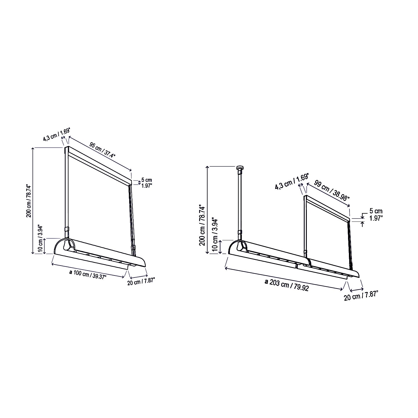 BOVER | ALUET DIRECT/INDIRECT LINEAR PENDANT | $2,714.00 - $5,435.00