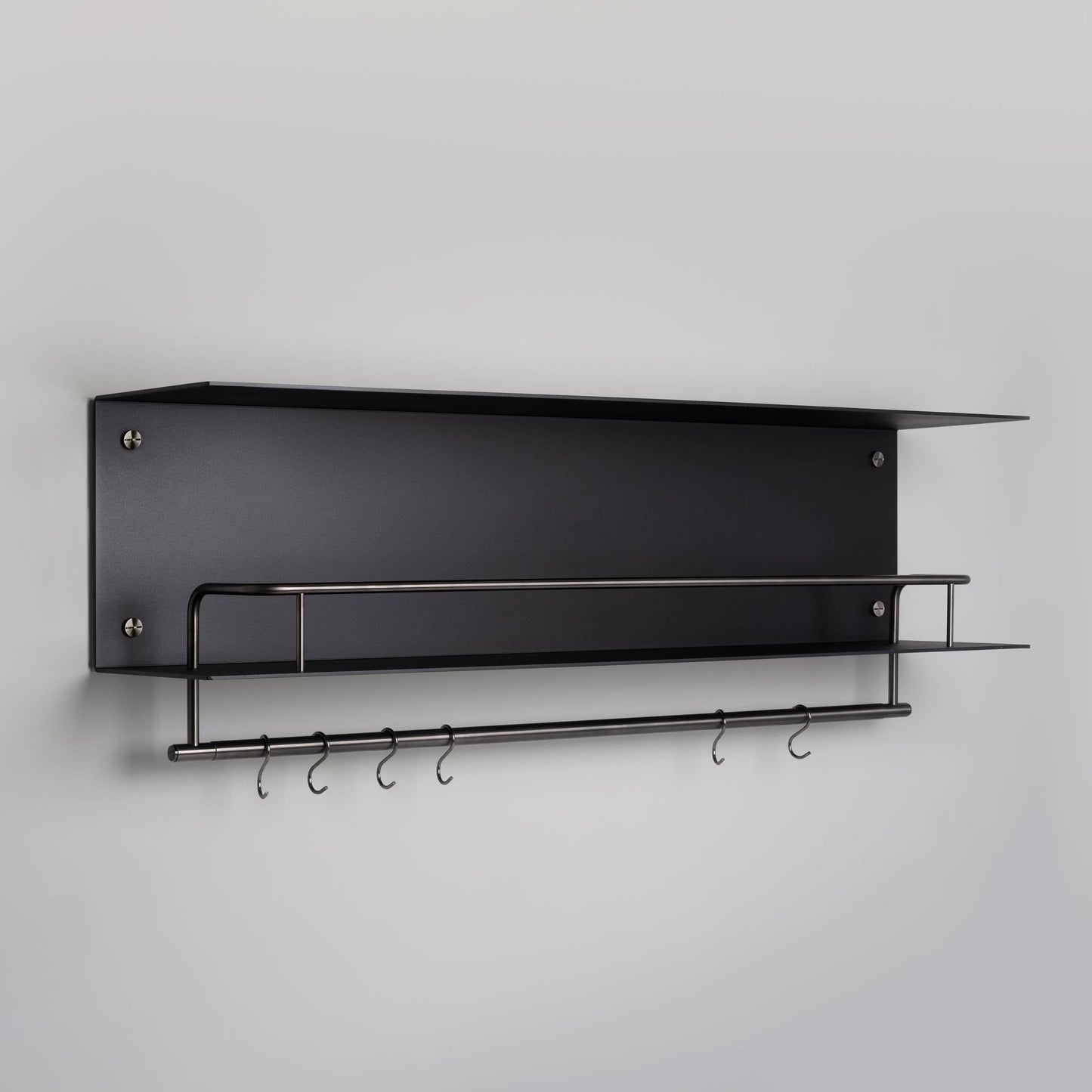 Kitchen Shelf Hanger Without Logo Black Gun Metal