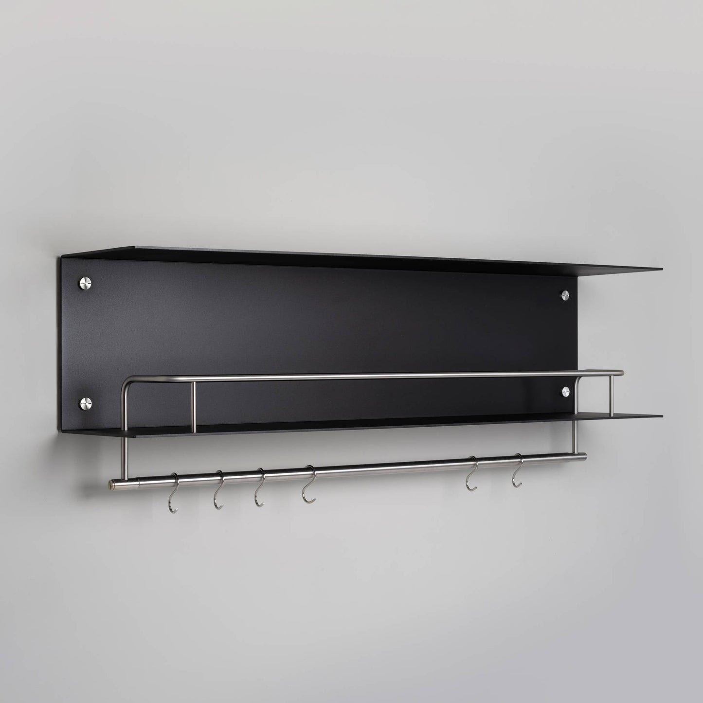 Kitchen Shelf Hanger Without Logo Black Steel