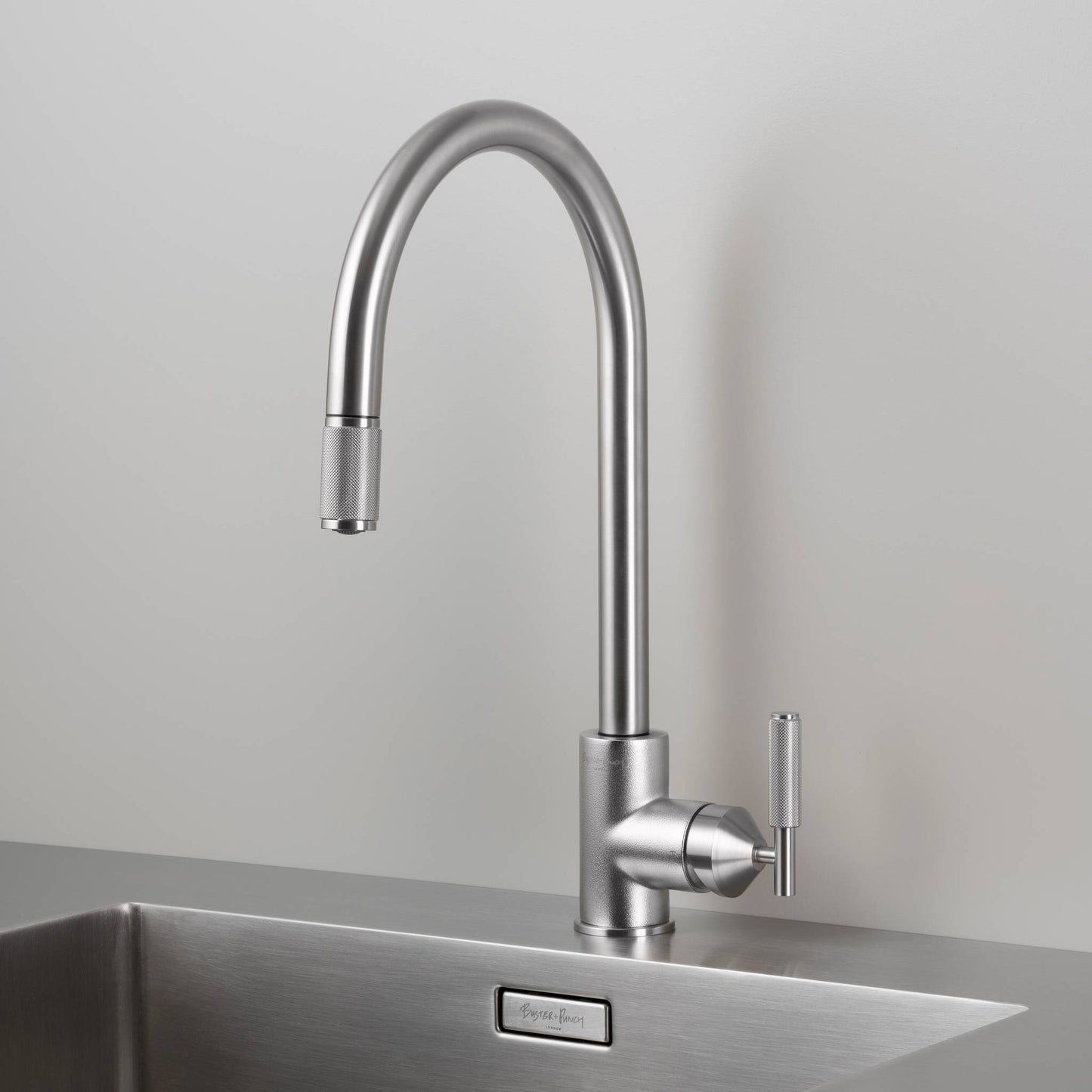 Kitchen Faucet Pull-Out Mixer Cross - Steel