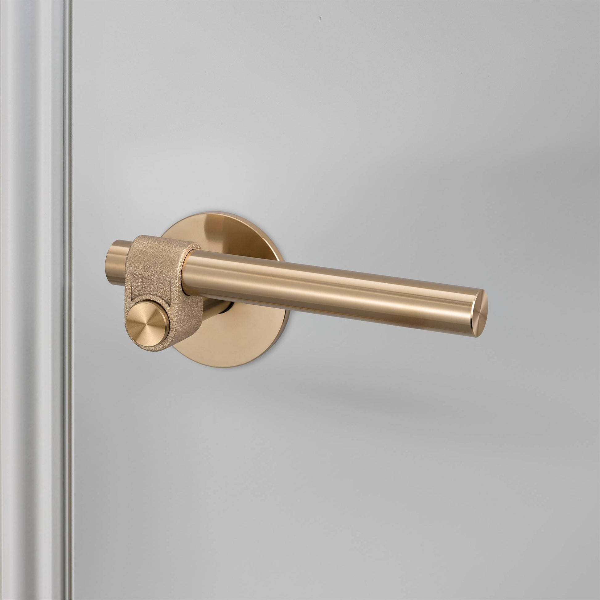 Privacy Door Handles Cast - Brass