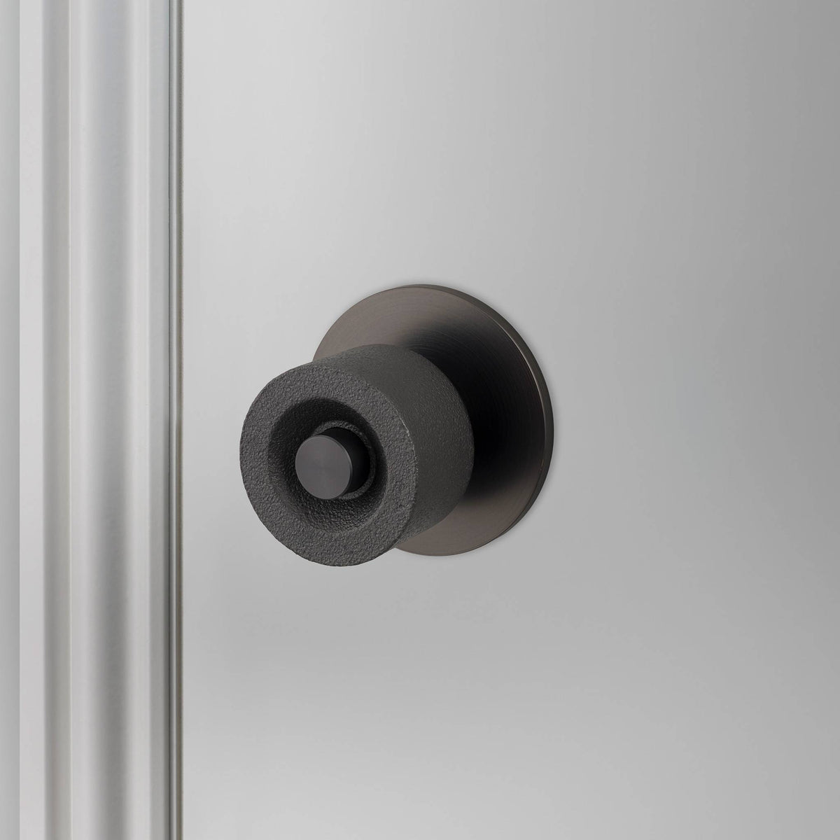 Passage Door Knobs Cast - Smoked Bronze