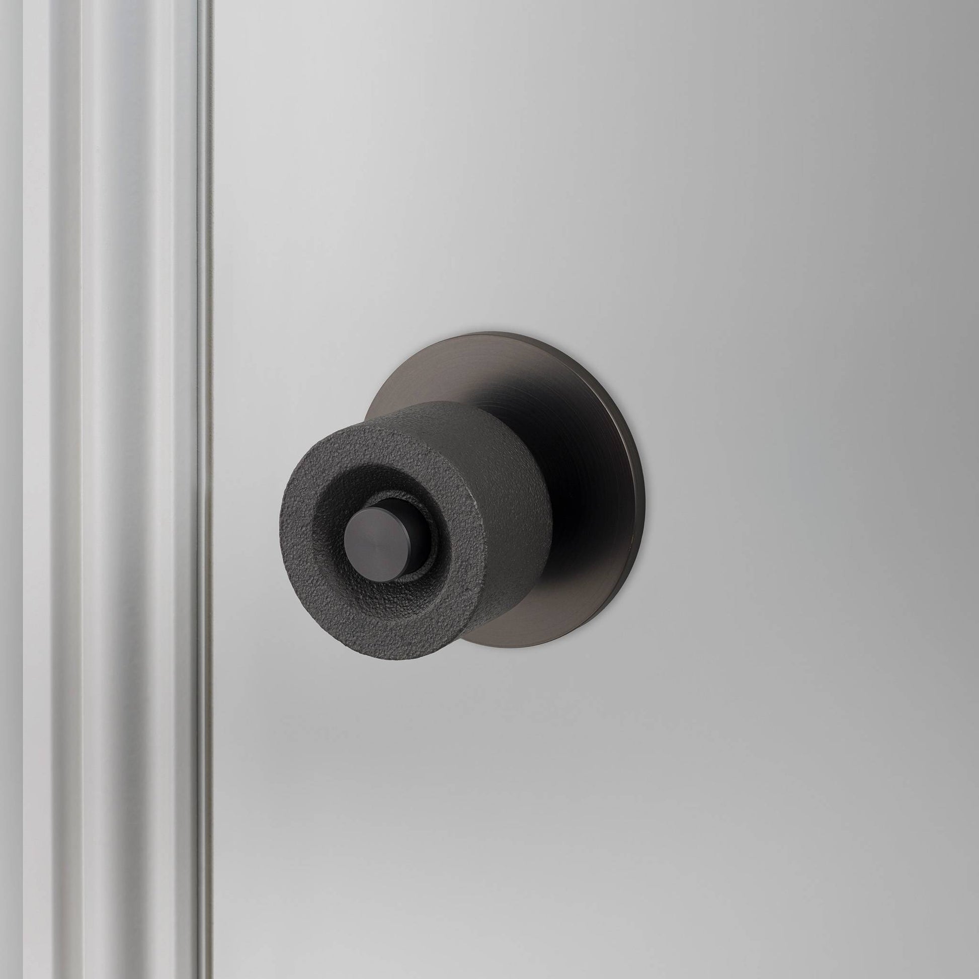 Passage Door Knobs Cast - Smoked Bronze