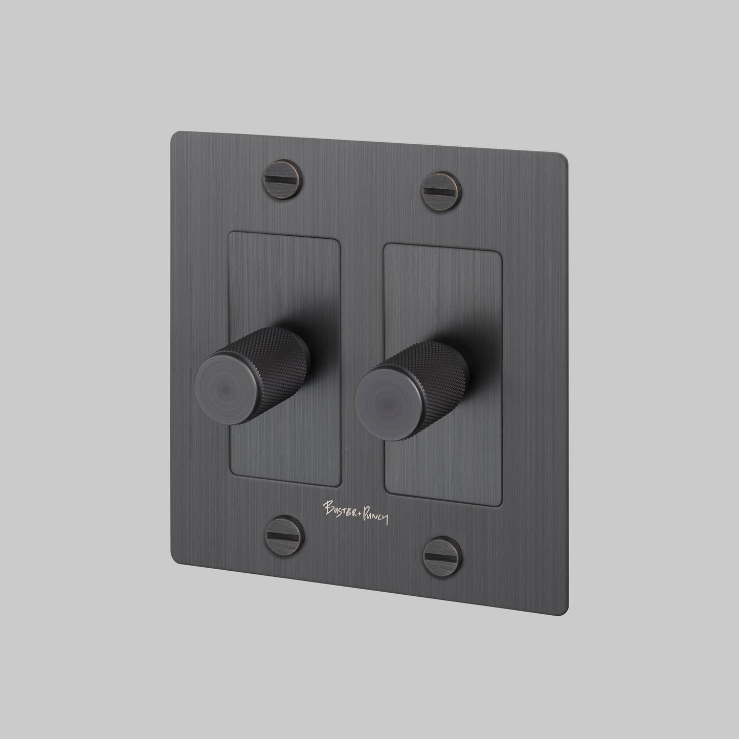 2G Dimmer Cross With Logo - Smoked Bronze