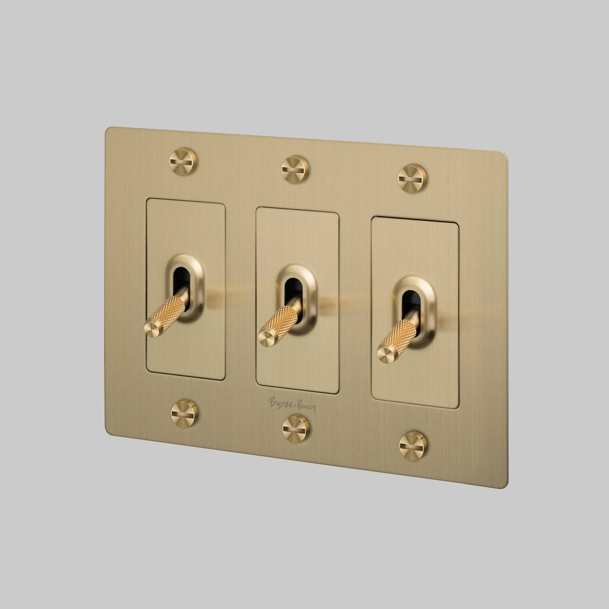 3G Toggle Cross With Logo - Brass