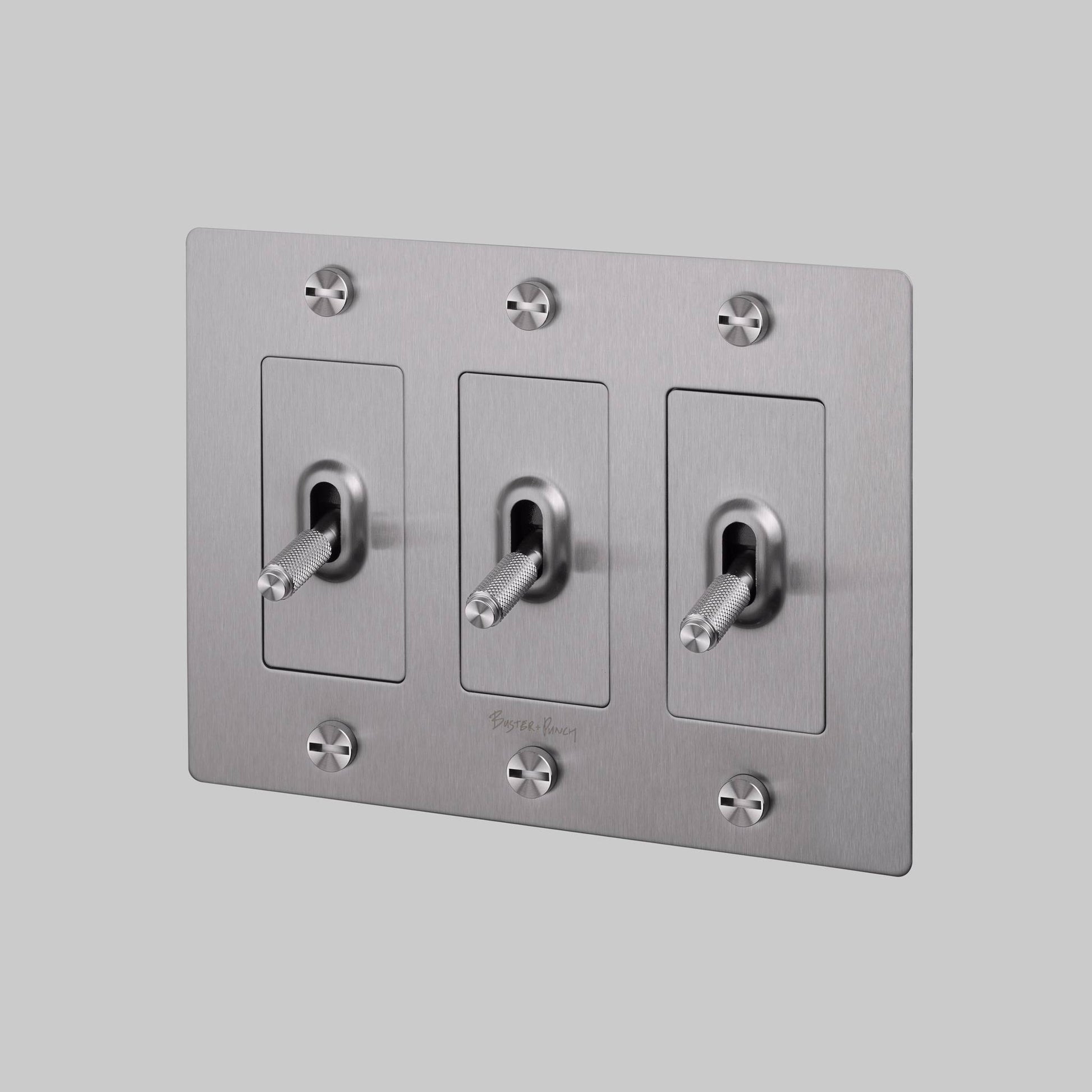 3G Toggle Cross With Logo - Steel