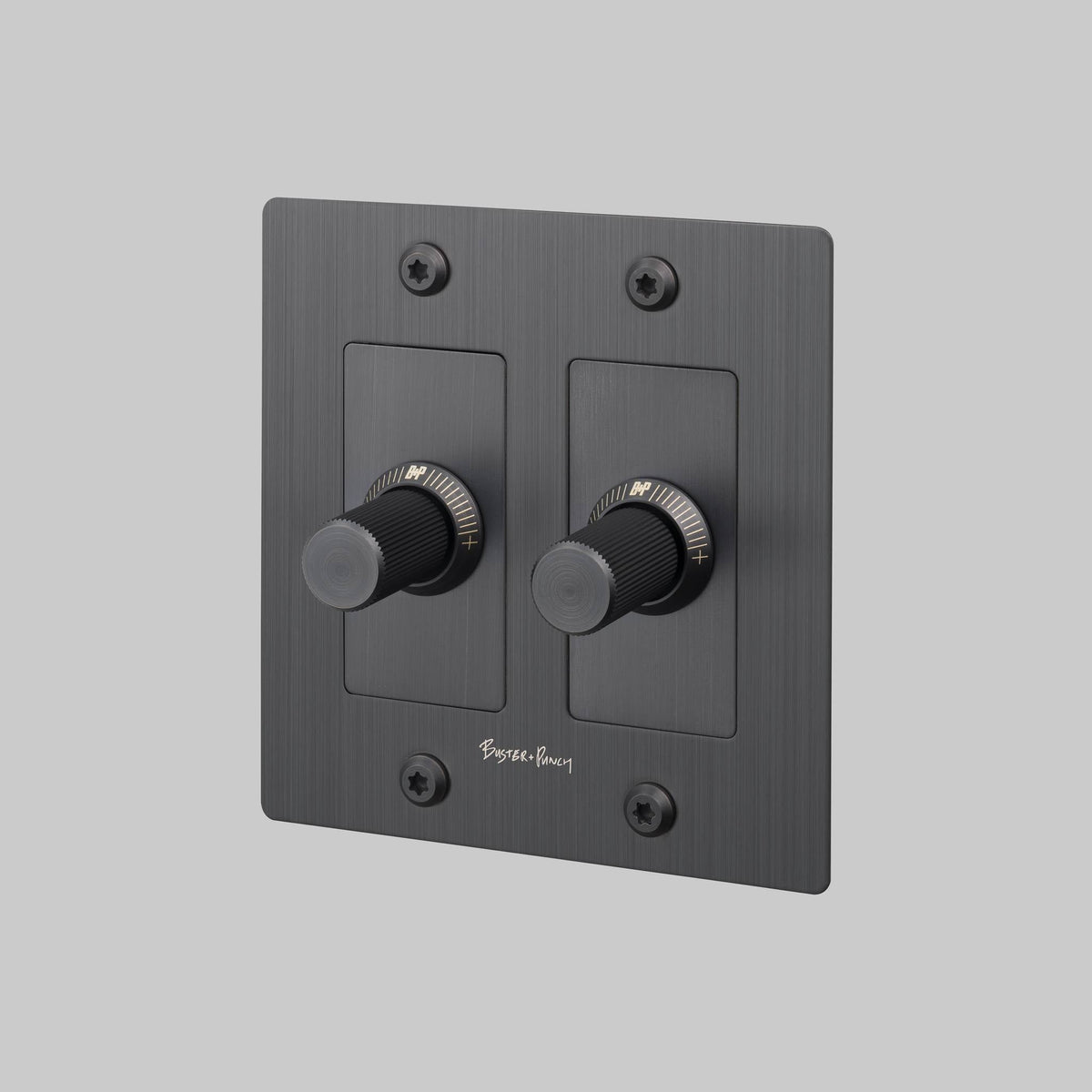 2G Dimmer Linear With Logo - Smoked Bronze