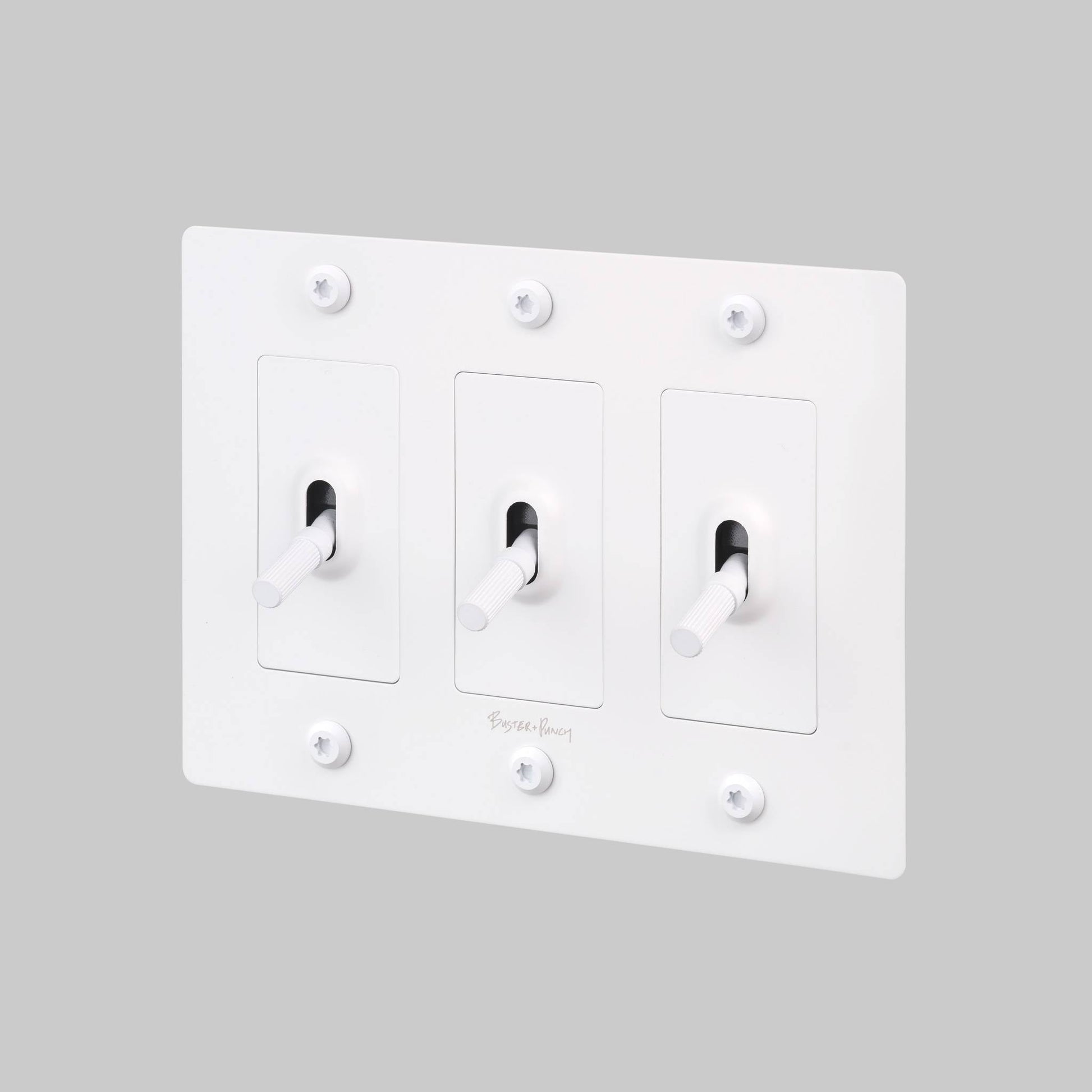 3G Toggle Linear With Logo - White