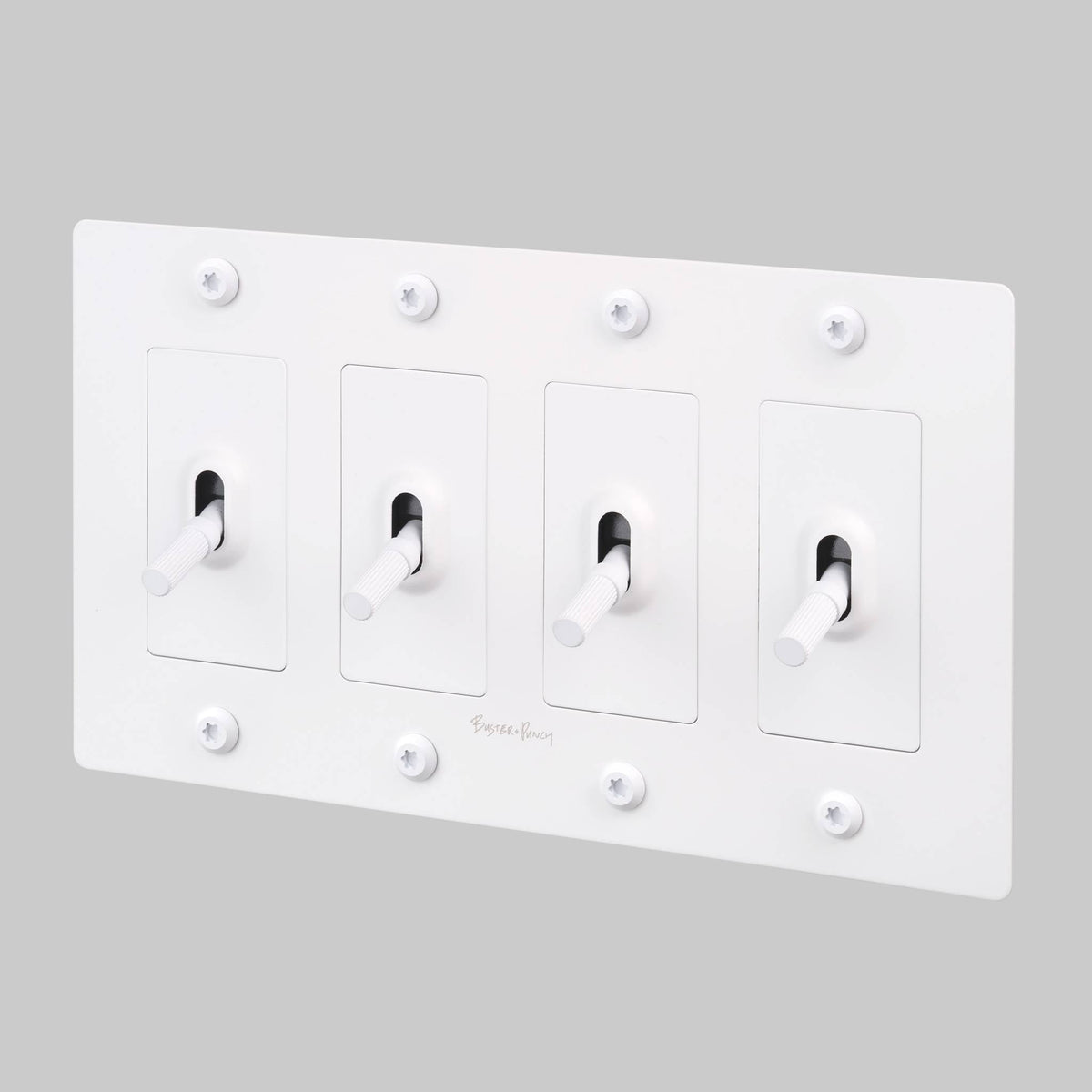 4G Toggle Linear With Logo - White