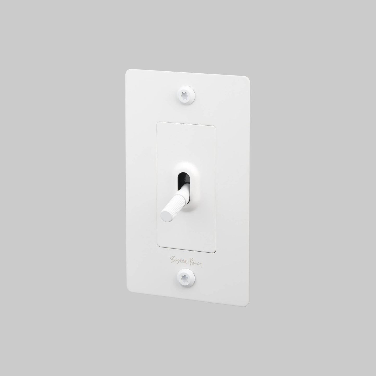 1G Toggle Linear With Logo - White