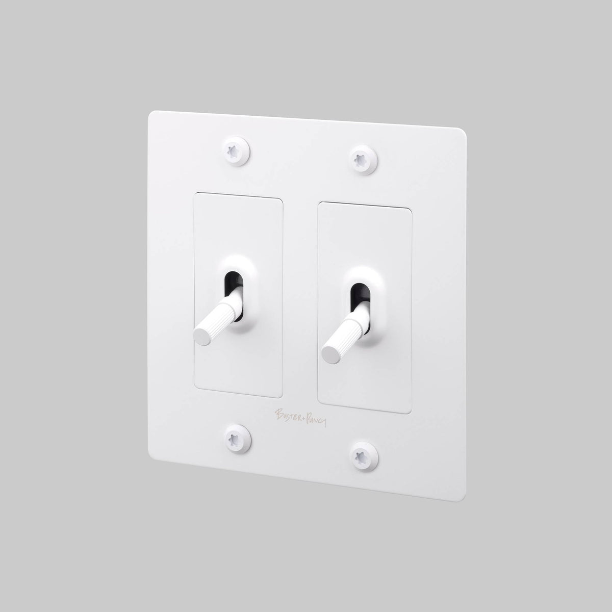 2G Toggle Linear With Logo - White