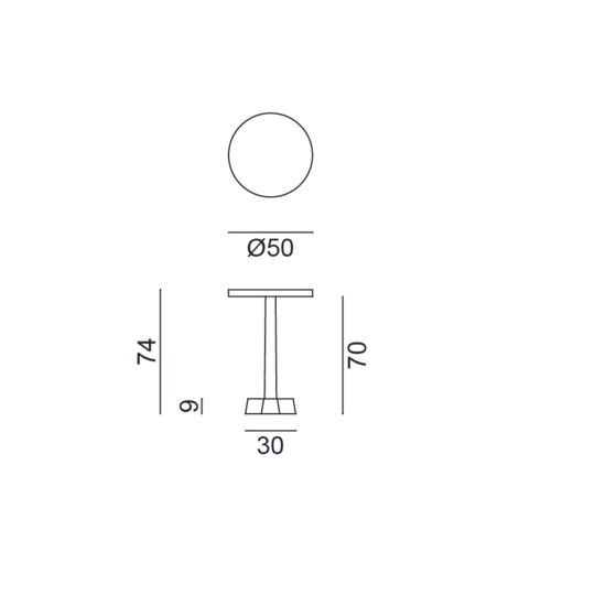 GERVASONI | BRASS TABLE | $1,286.00 - $1,988.00