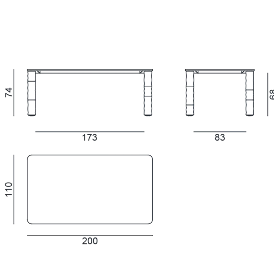 GERVASONI | BRICK TABLE | $8,939.00 - $9,618.00