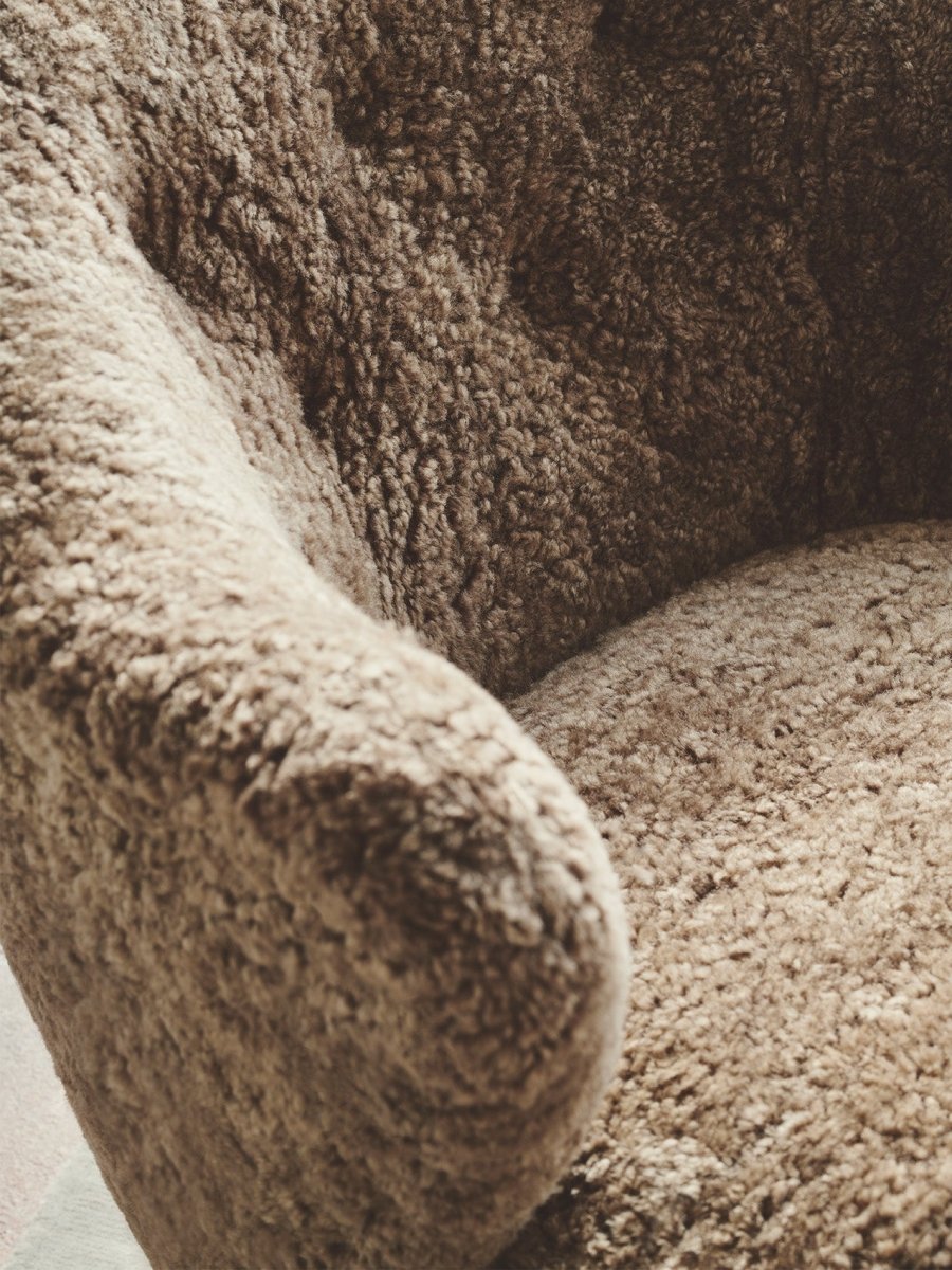 INGEBORG LOUNGE CHAIR, SHEEPSKIN I $7,655.00