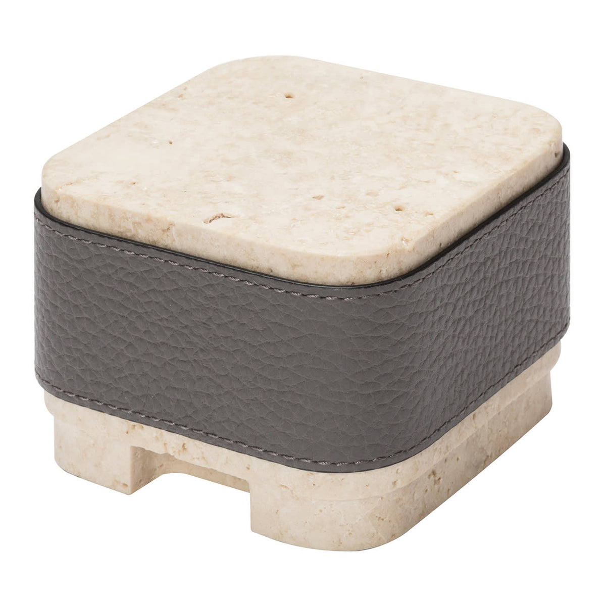 Giobagnara Lloyd Leather and Marble Paperweight