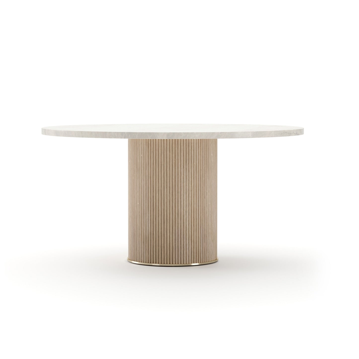 Rhythm Dining Table - 60 Round Glass Top