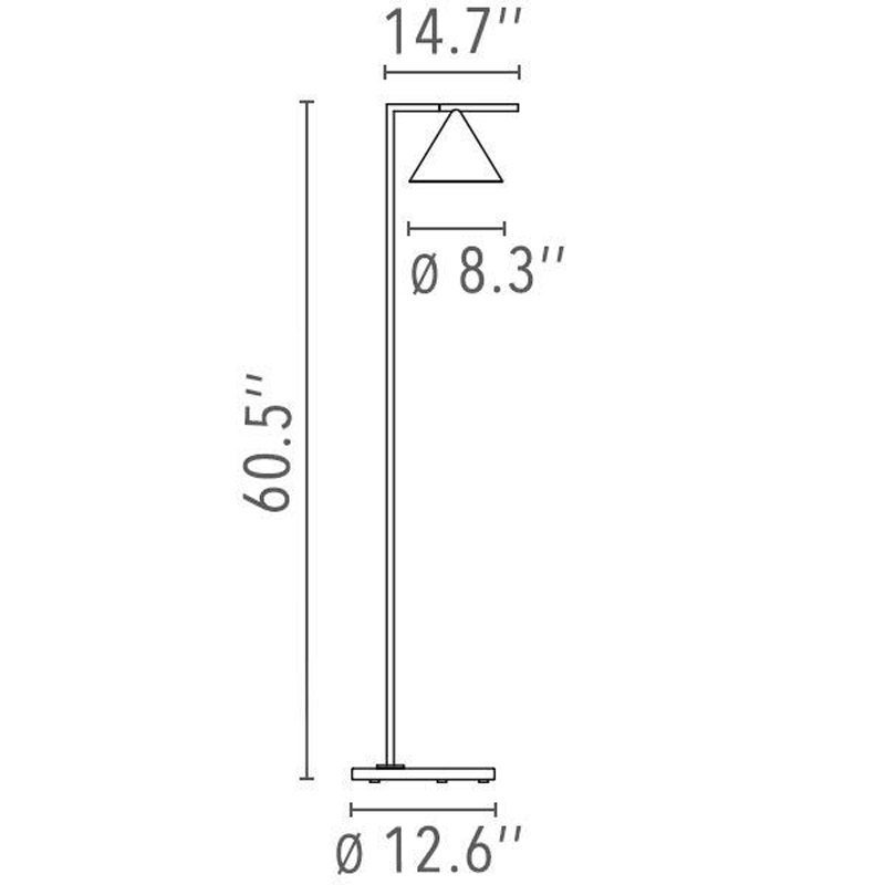 FLOS | FLINT OUTDOOR FLOOR LAMP LIGHT | $3,246.00 - $3,626.00