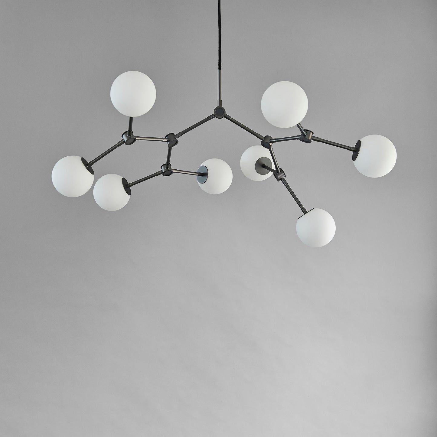 Drop Chandelier Bulp, Mini - Grey