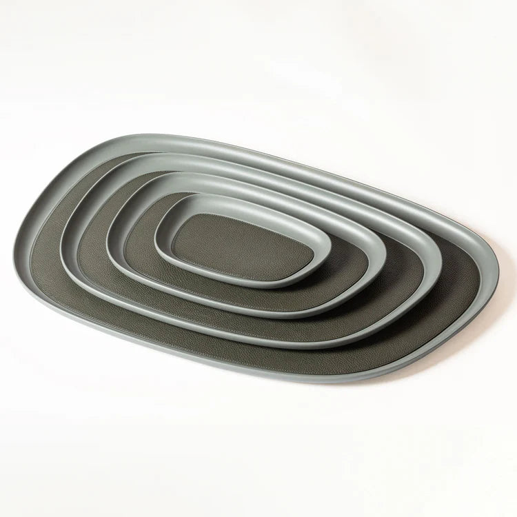 GIOBAGNARA | MARIS MEDIUM RECTANGULAR GREEN TRAY BY KELLY WEARSTLER | $515.00