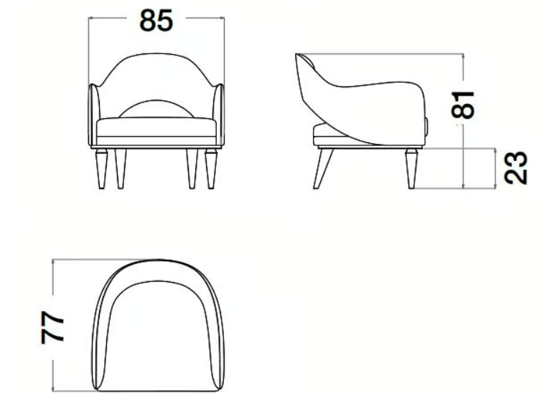 CPRN HOMOOD I COCOON ARMCHAIR I $5,062.50 - $7,388,75