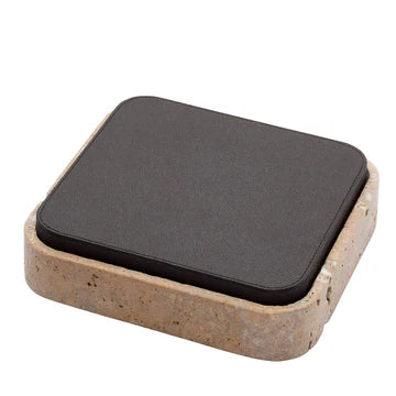 GIOBAGNARA | GIZA LEATHER & MARBLE SQUARE BOX #12 | $855.00