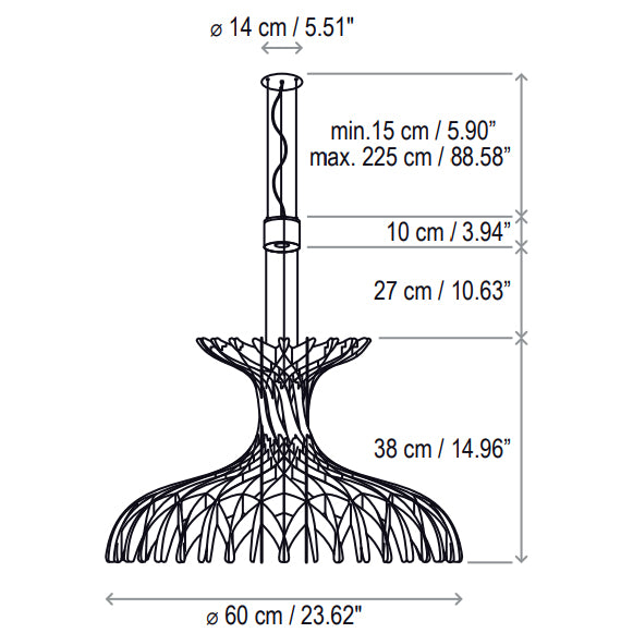 BOVER | DOME 60 PENDANT LIGHT | $3,067.00 - $3,526.00