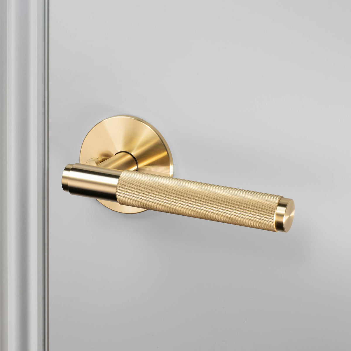 Privacy Door Handles Cross - Brass