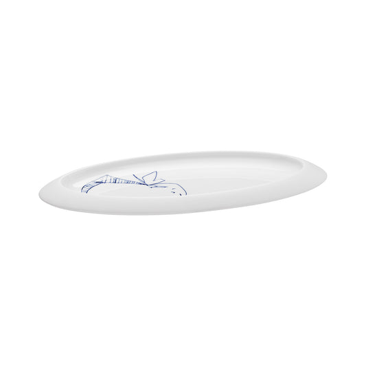 Hering Berlin Granat Oval Platter