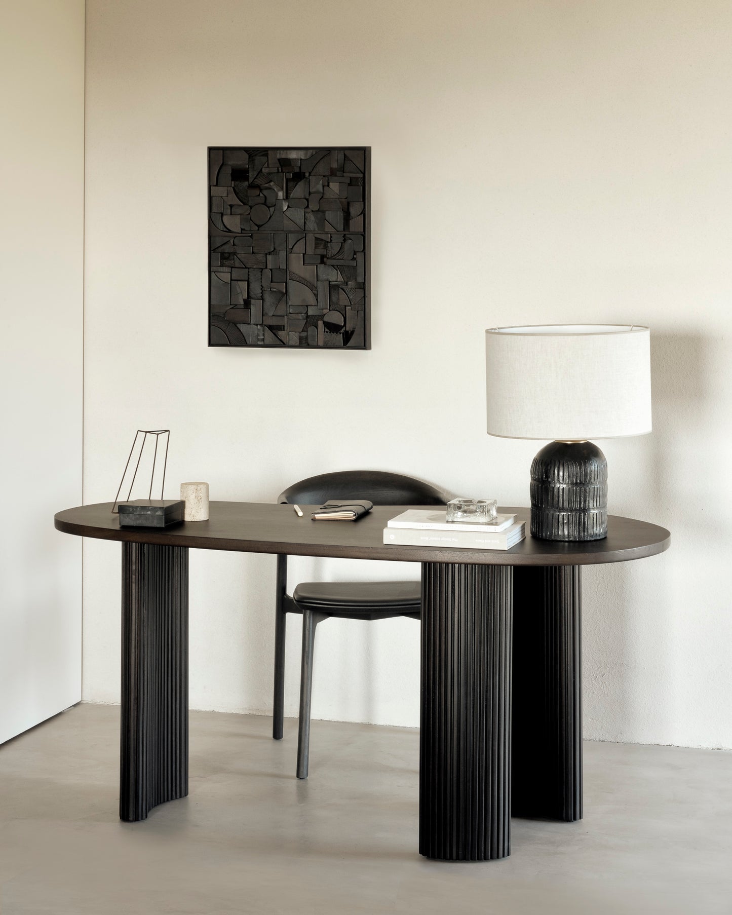 ETHNICRAFT BOOMERANG DESK - MAHOGANY DARK BROWN | $1,929.00 - $2,899.00