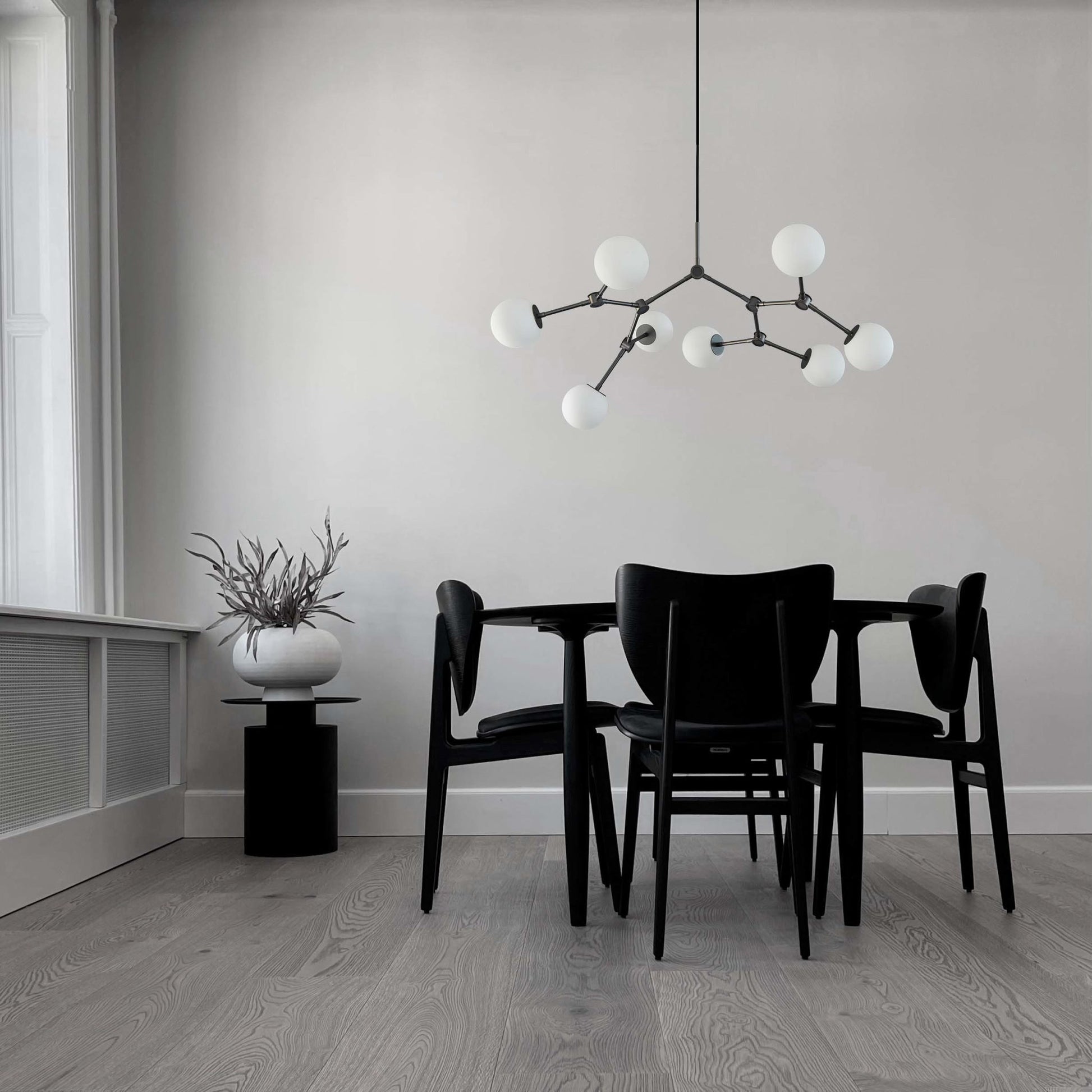 Drop Chandelier Bulp, Mini - Grey