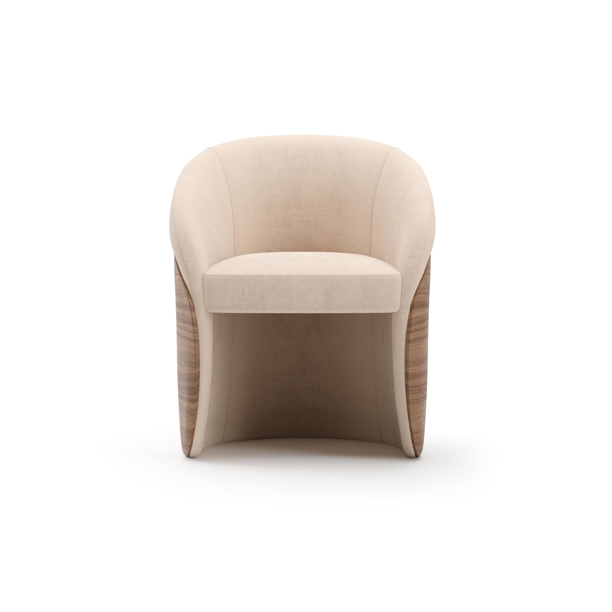 Fleur Wood Back Dining Chair