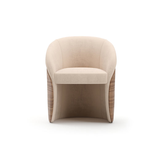 Fleur Wood Back Dining Chair