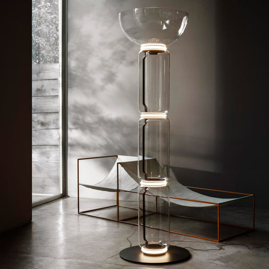 FLOS | NOCTAMBULE HIGH CYLINDER BOWL FLOOR LAMP | $9,685.00