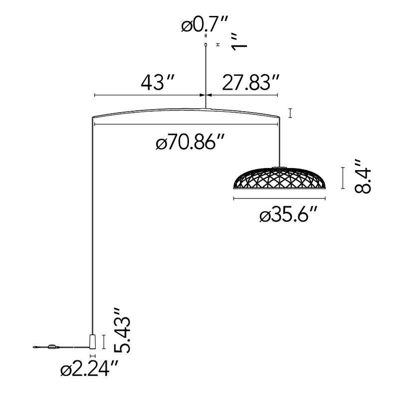 FLOS | SKYNEST MOTION PENDANT LIGHT | $5,572.00