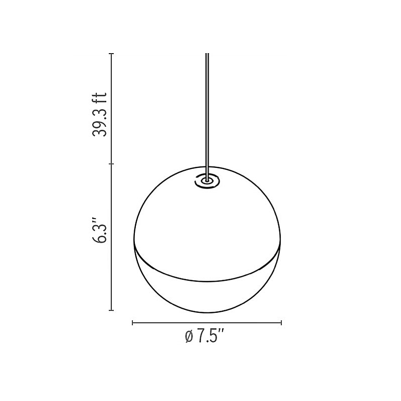 FLOS | STRING LIGHT SPHERE HEAD LIGHT | $953.00 - $1,036.00