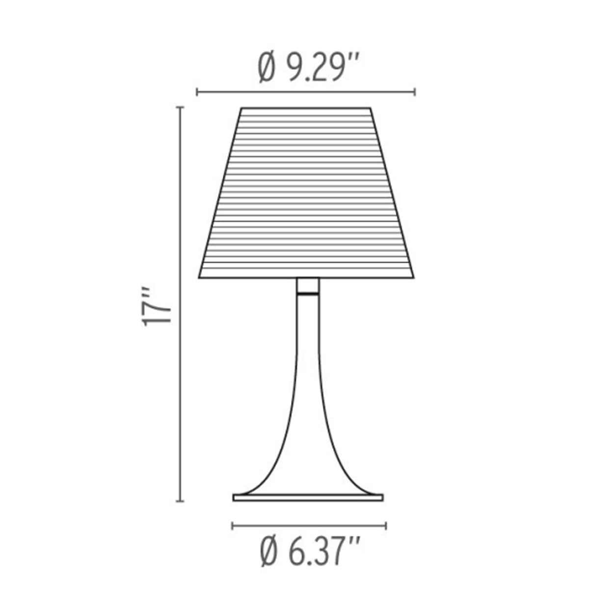 FLOS | MISS KAY TABLE LAMP LIGHT | $457.00