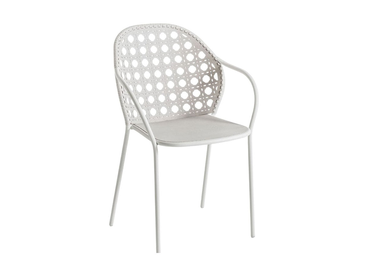 Brise chair in pearl by Gervasoni
