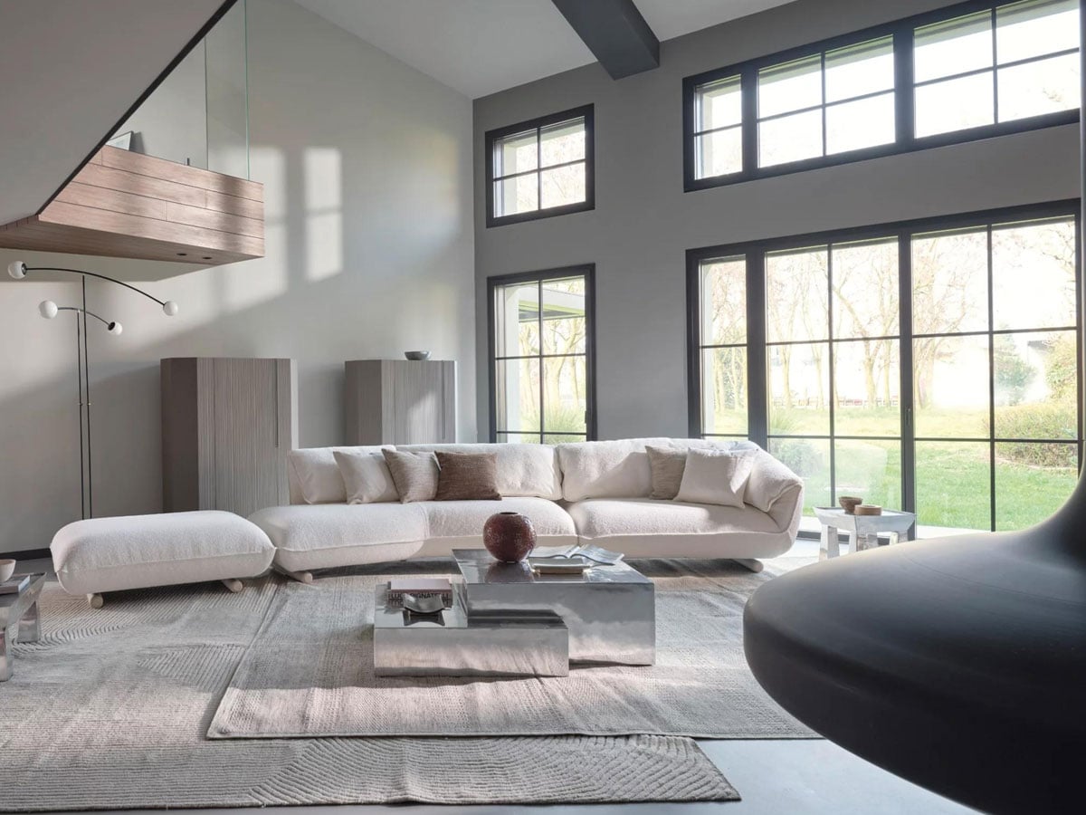 Medley polished coffee table by Gervasoni