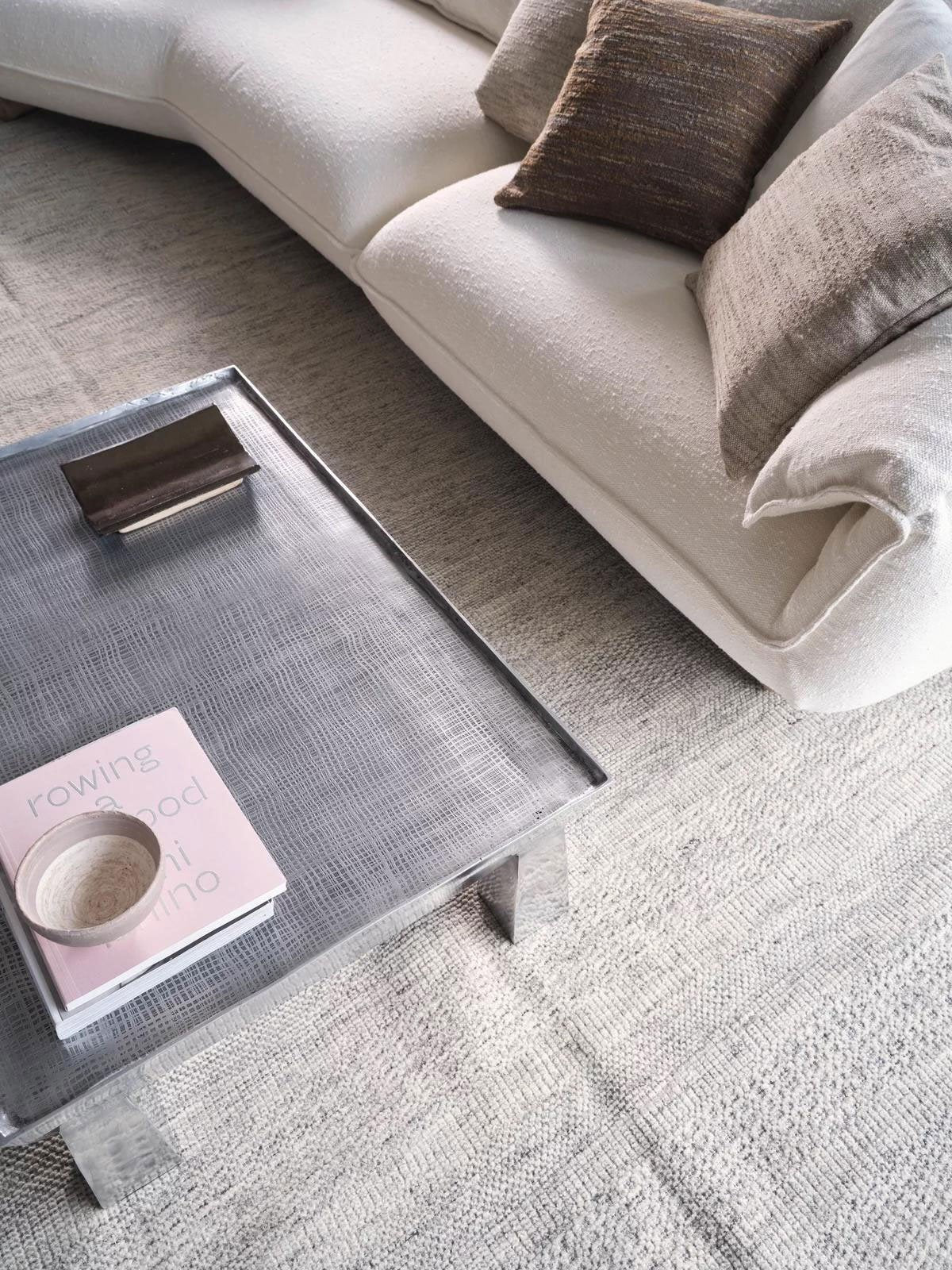 Medley textured coffee table by Gervasoni
