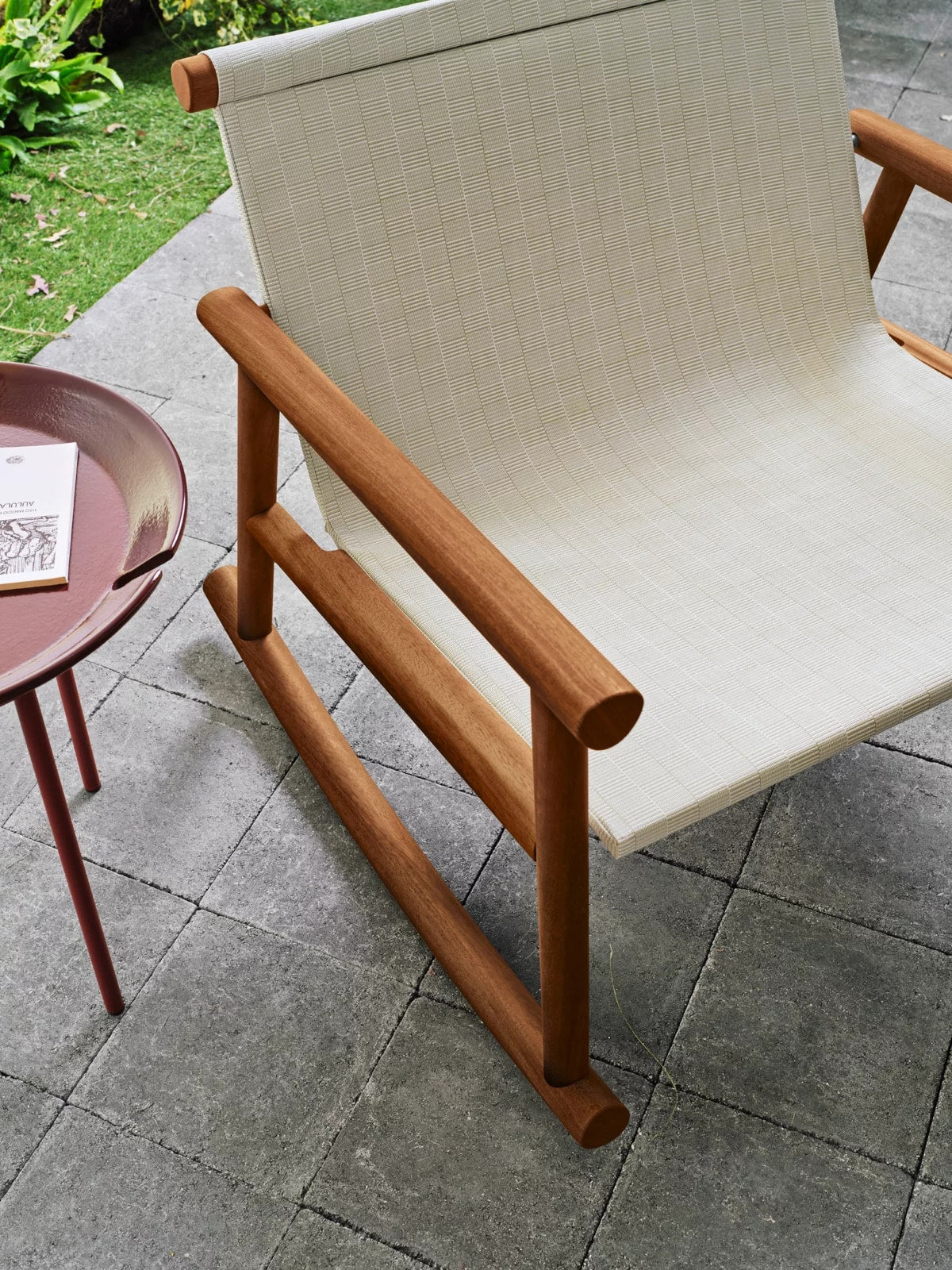 Hashi rocking chair by Gervasoni