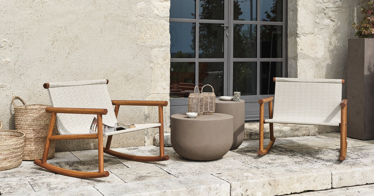 Hashi rocking chair by Gervasoni