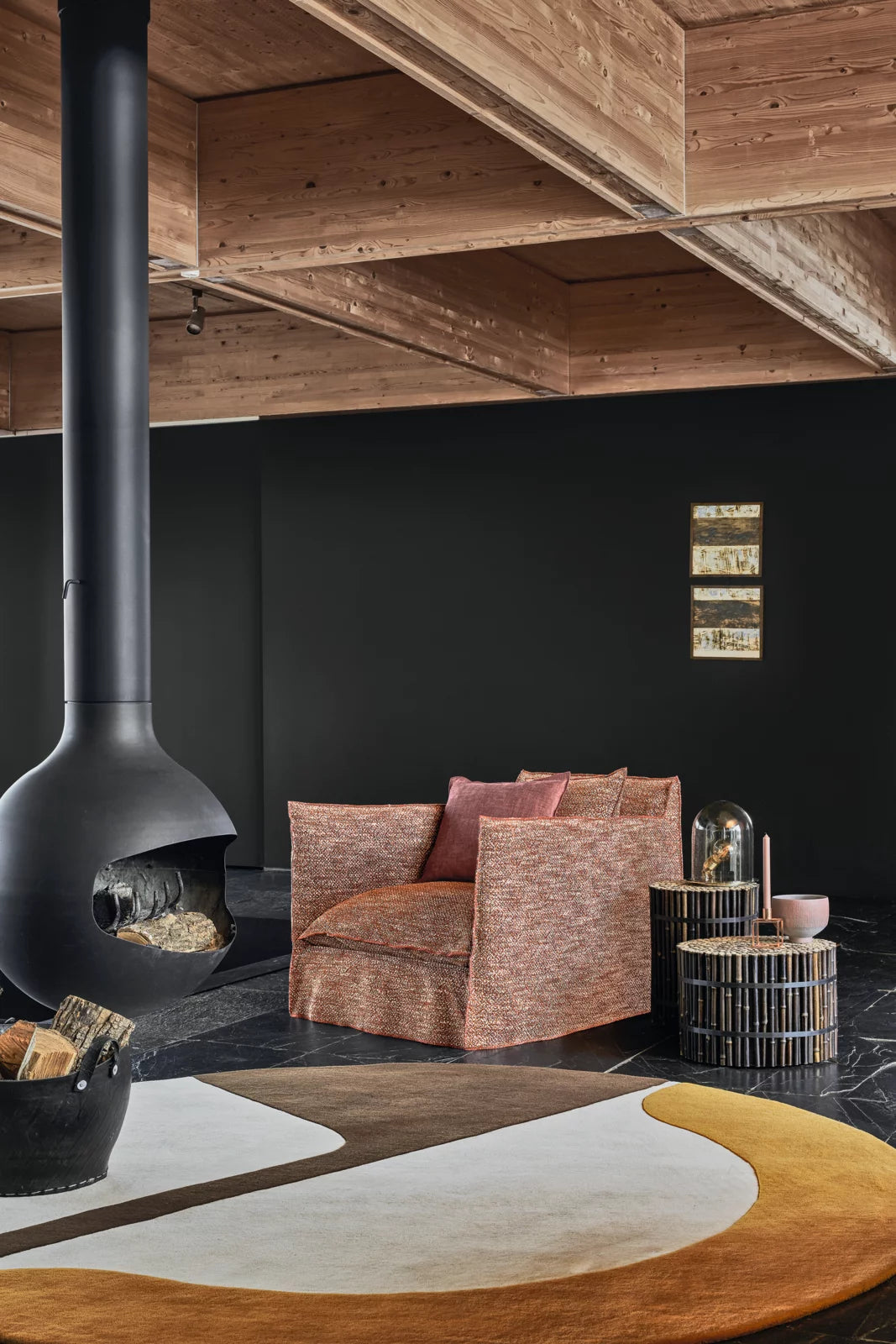 GERVASONI | BLACK SIDE TABLE | $546.00 - $679.00