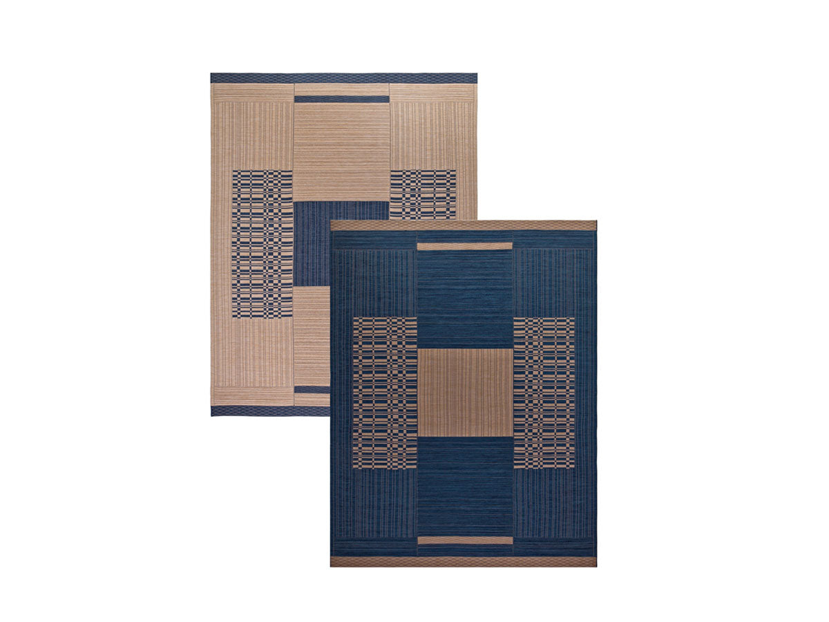 Guna rug in blue by Gervasoni