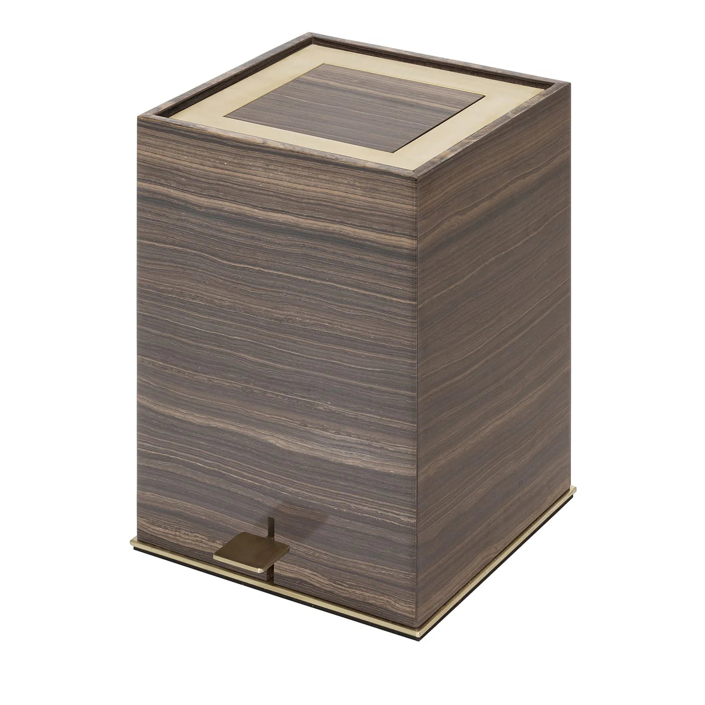 GIOBAGNARA | POSITANO MARBLE PEDAL BIN SQUARE | $2,665.00