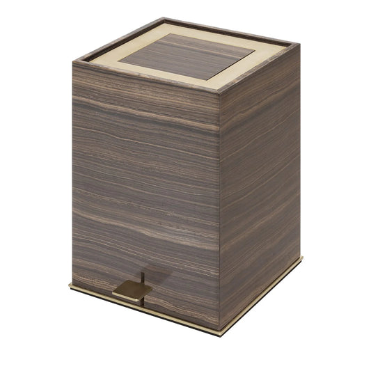 GIOBAGNARA | POSITANO MARBLE PEDAL BIN SQUARE | $2,665.00