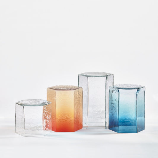BOMMA CLEAR HEX TABLE  | $1,017.00 - $1,835.00