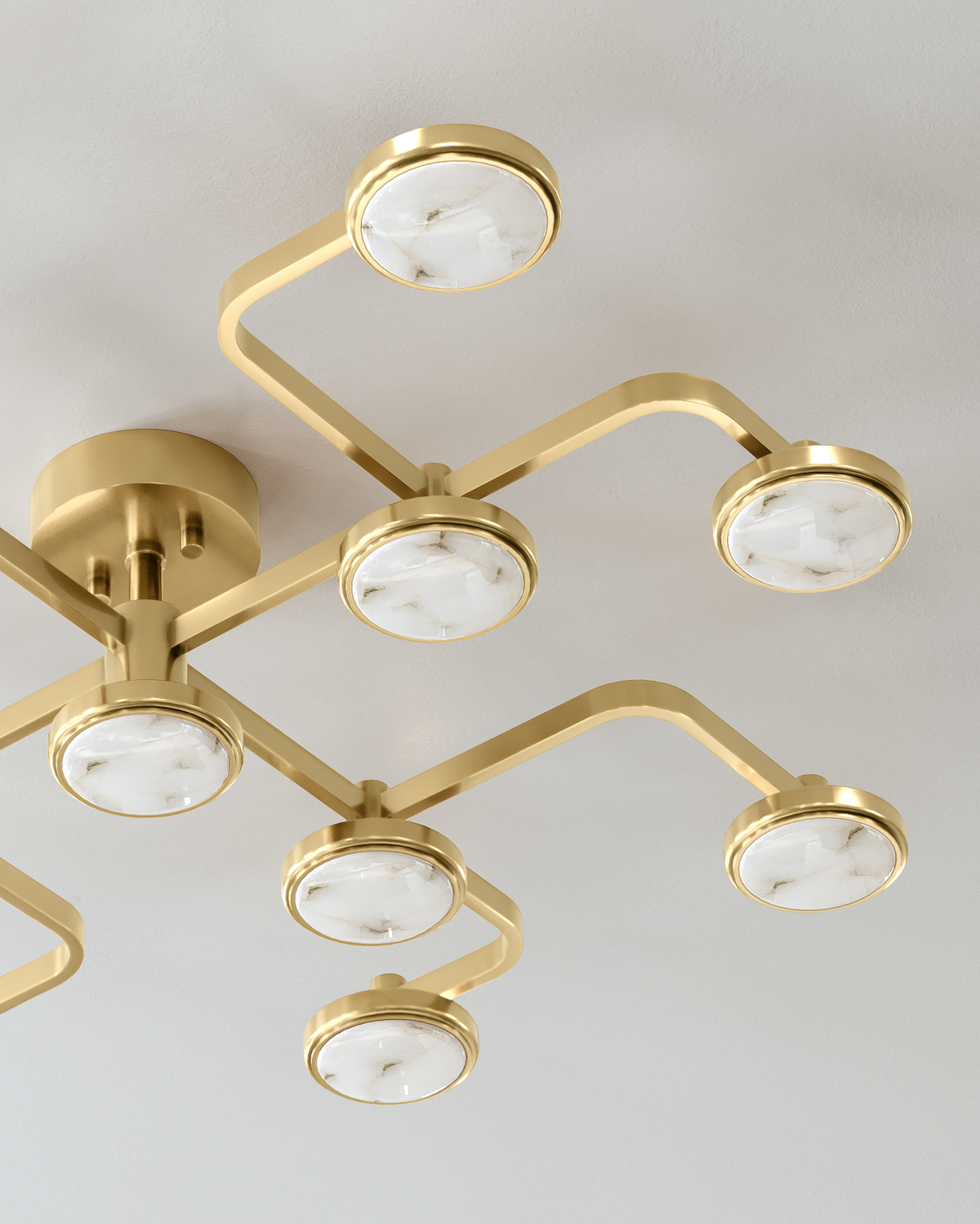 Meander Semi Flush - Hudson Valley Lighting
