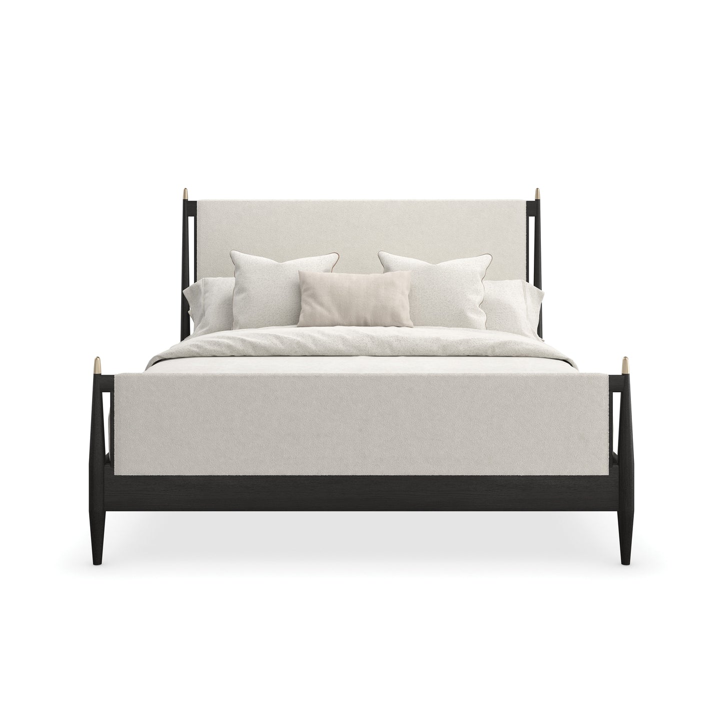 Unity Bed - Queen Black Stained Ash