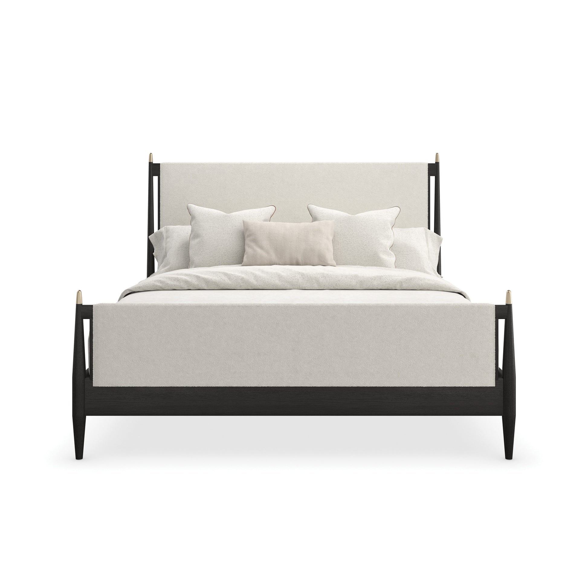 Unity Bed - Queen Black Stained Ash